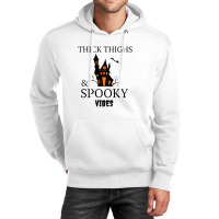 Thick Thighs And Spooky Vibes Unisex Hoodie | Artistshot