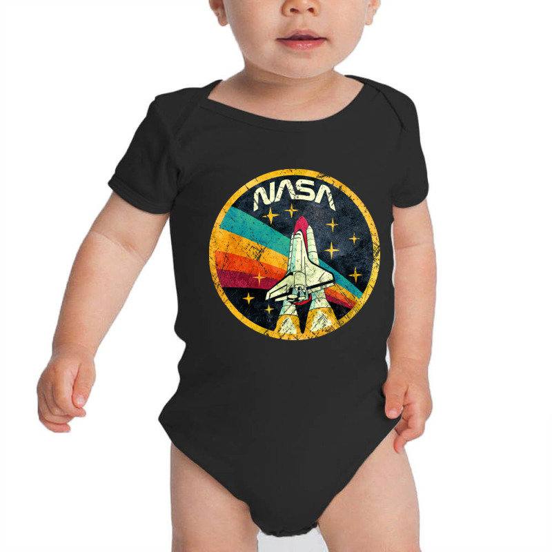 Usa Space Agency Vintage Colors V03 Baby Bodysuit by cm-arts | Artistshot