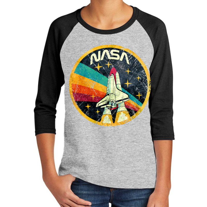 Usa Space Agency Vintage Colors V03 Youth 3/4 Sleeve by cm-arts | Artistshot