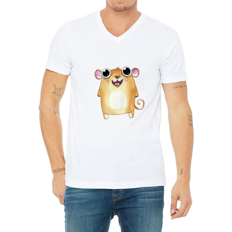 Rat Pastel V-neck Tee | Artistshot