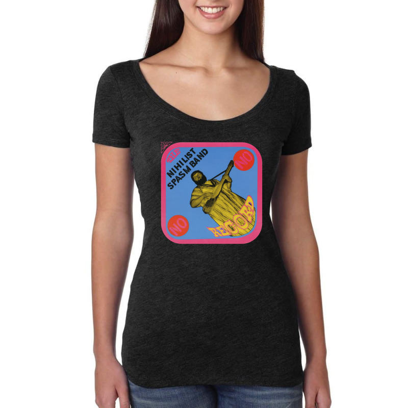 Nihilist Bandone Women's Triblend Scoop T-shirt by AlainaRoberts | Artistshot