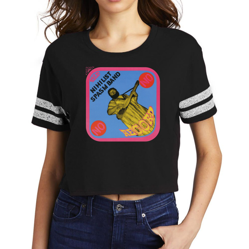 Nihilist Bandone Scorecard Crop Tee by AlainaRoberts | Artistshot