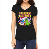 Mademark X Rugrats Womens This Rugrat Just Turned 3 3rd Birthday Party Women's V-neck T-shirt | Artistshot