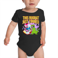 Mademark X Rugrats Womens This Rugrat Just Turned 3 3rd Birthday Party Baby Bodysuit | Artistshot