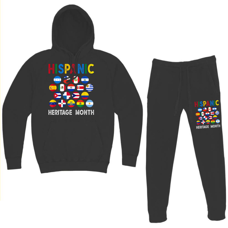 National Hispanic Heritage Month Latin Countries Flags T Shirt Hoodie & Jogger set by cm-arts | Artistshot