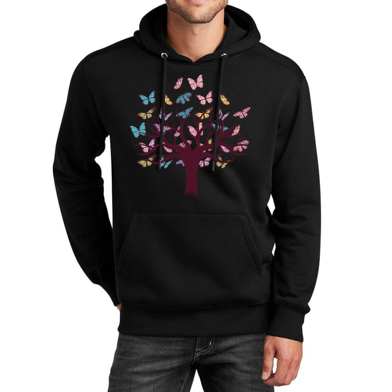 Butterfly Tree Design, Butterfly Tree Beautiful, Butterfly Tree, Beaut Unisex Hoodie by SHOPTTTTR5 | Artistshot