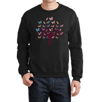 Butterfly Tree Design, Butterfly Tree Beautiful, Butterfly Tree, Beaut Crewneck Sweatshirt | Artistshot