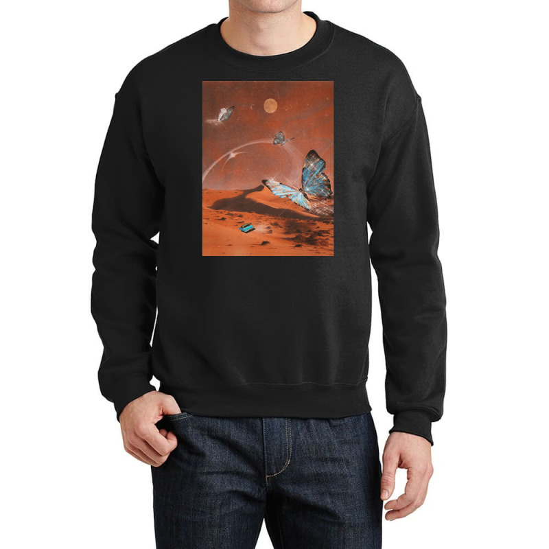 Butterfly World Poster, Butterfly World, Butterfly World Painting, But Crewneck Sweatshirt by SHOPTTTTR5 | Artistshot