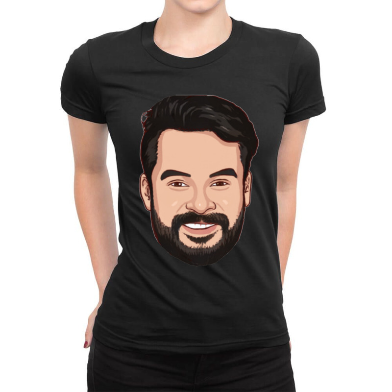 Tovino Thomas       (3) Ladies Fitted T-Shirt by KENNETHPACLING | Artistshot