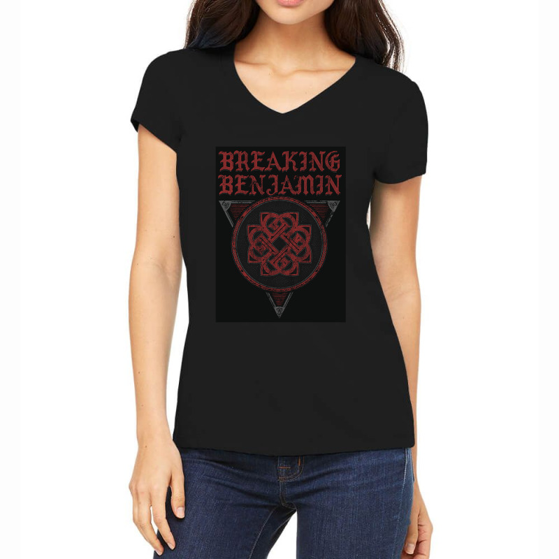 Breaking Benjamin Women's V-Neck T-Shirt by MaeveBolton | Artistshot