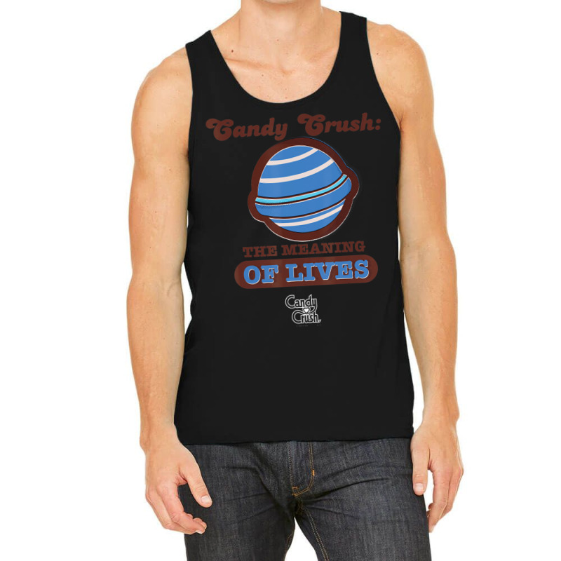 Candy Crush 'the Meaning Of Lives' Tank Top by Bertrand Angulo | Artistshot