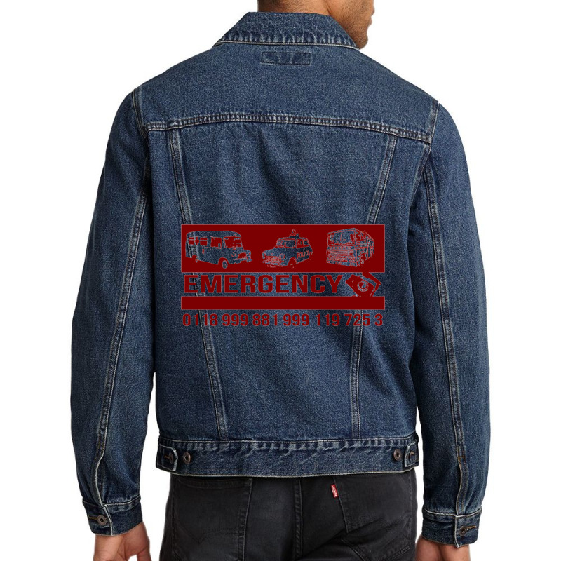 Emergency Number Men Denim Jacket | Artistshot