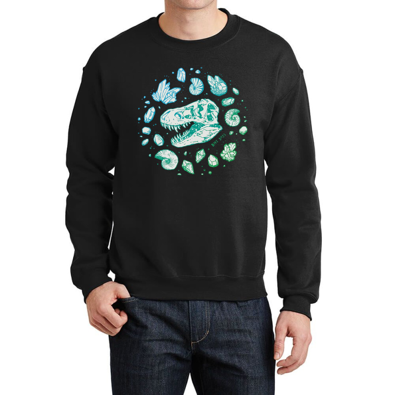 Dinosaur Fossil, Dinosaur Fossil Art, Dinosaur Fossils, Dinosaur Fossi Crewneck Sweatshirt | Artistshot