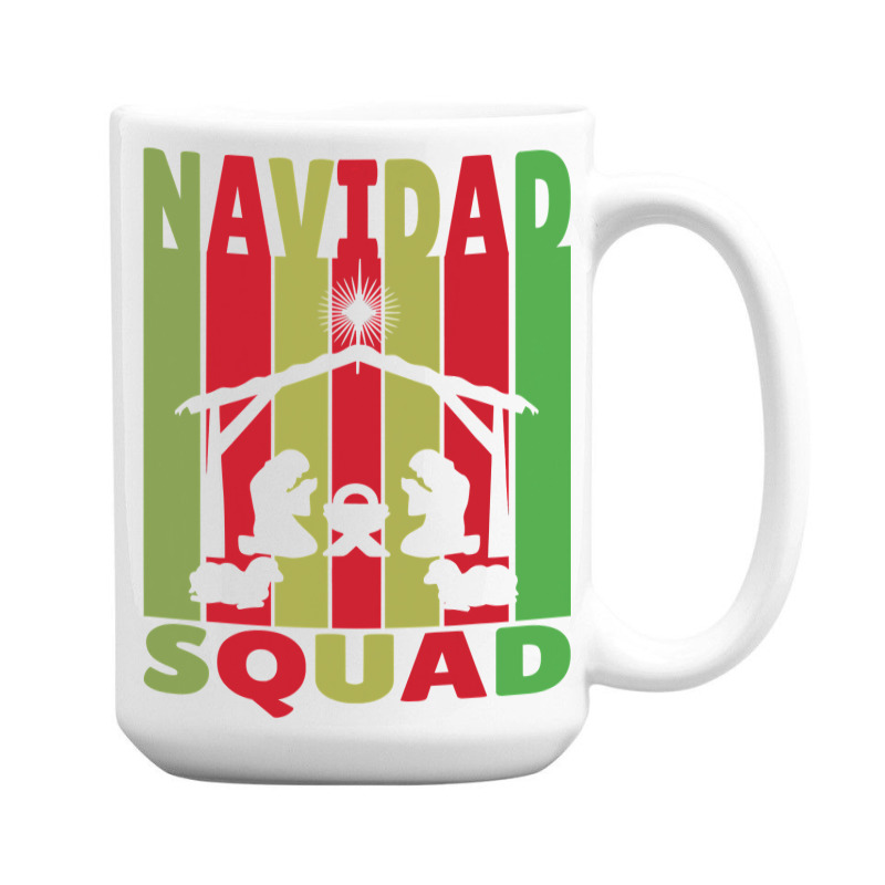 Christian Navidad Squad Christmas Nativity Scene Jesus Joseph Mary 142 15 Oz Coffee Mug | Artistshot