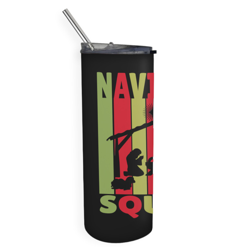 Christian Navidad Squad Christmas Nativity Scene Jesus Joseph Mary 142 Skinny Tumbler | Artistshot