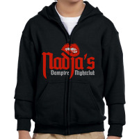 Nadja's Vampire Nightclub-fqr20 Youth Zipper Hoodie | Artistshot