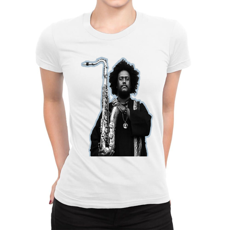 Kamasi Washington  Long Sleeve Ladies Fitted T-Shirt by JESSICAALLEN | Artistshot