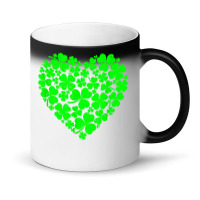 St Patrick's Day Shamrock Heart  St Patricks Day T Shirt Magic Mug | Artistshot