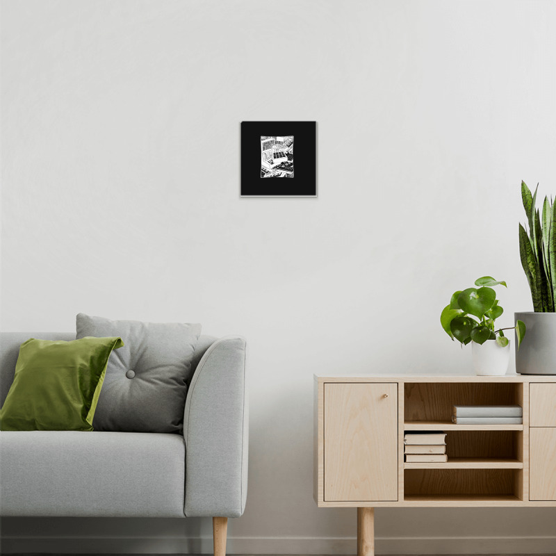 Synthesizer Art For Electronic Musician 1 Metal Print Square | Artistshot