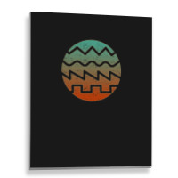 Synthesizer Fan Waveform Metal Print Vertical | Artistshot