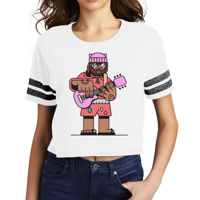 Pink Is Pain Scorecard Crop Tee by JESSICAALLEN | Artistshot