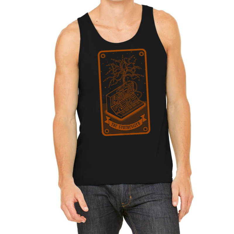 Synthesizer Tarot Card For Electronic Musician Tank Top | Artistshot