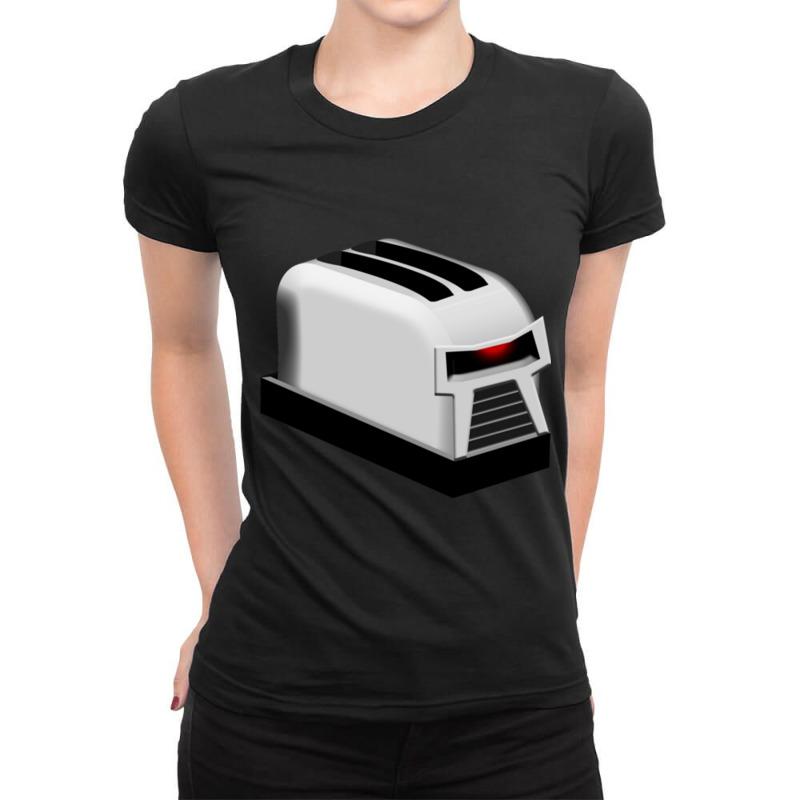 Frakking Toaster Ladies Fitted T-Shirt by cm-arts | Artistshot