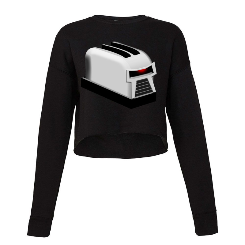 Frakking Toaster Cropped Sweater by cm-arts | Artistshot