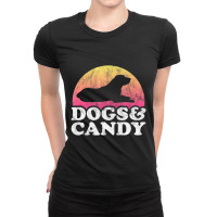 Dogs And Candy Men's Or Women's Dog Ladies Fitted T-shirt | Artistshot