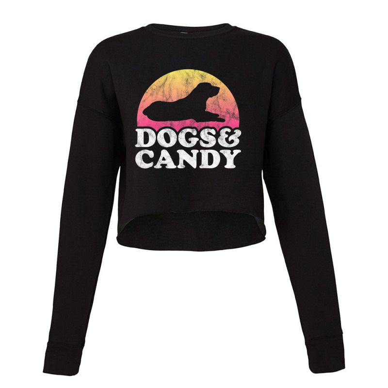 Dogs And Candy Men's Or Women's Dog Cropped Sweater by Konlasa6638 | Artistshot