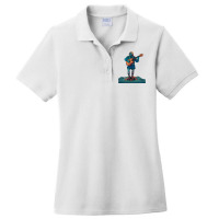 The Coolest Bass Player Merch Ladies Polo Shirt | Artistshot