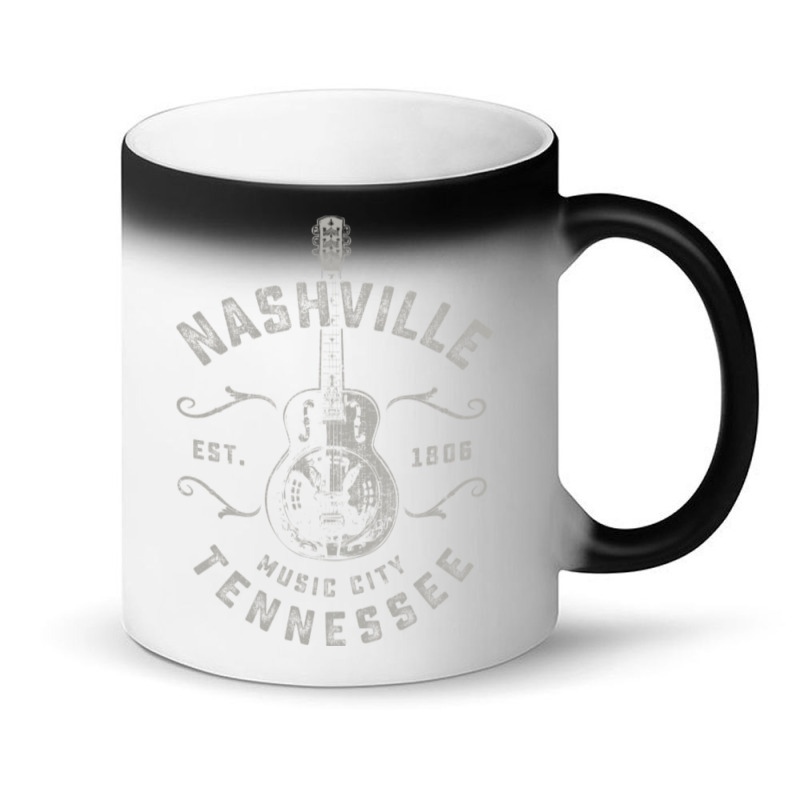 Nashville Music City Usa Vintage Magic Mug | Artistshot