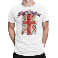 Manchester, Uk  United Kingdom Union Jack English T Shirt T-shirt | Artistshot