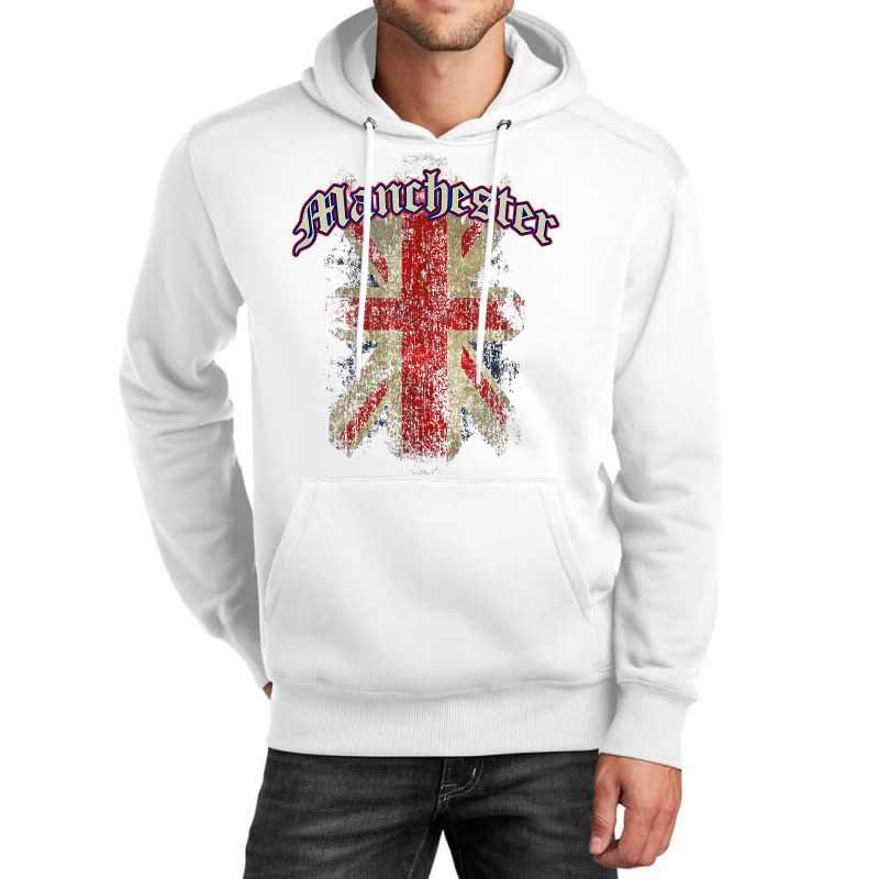 Manchester, Uk  United Kingdom Union Jack English T Shirt Unisex Hoodie | Artistshot