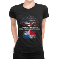 American Raised With Panamanian Roots Panama Ladies Fitted T-shirt | Artistshot