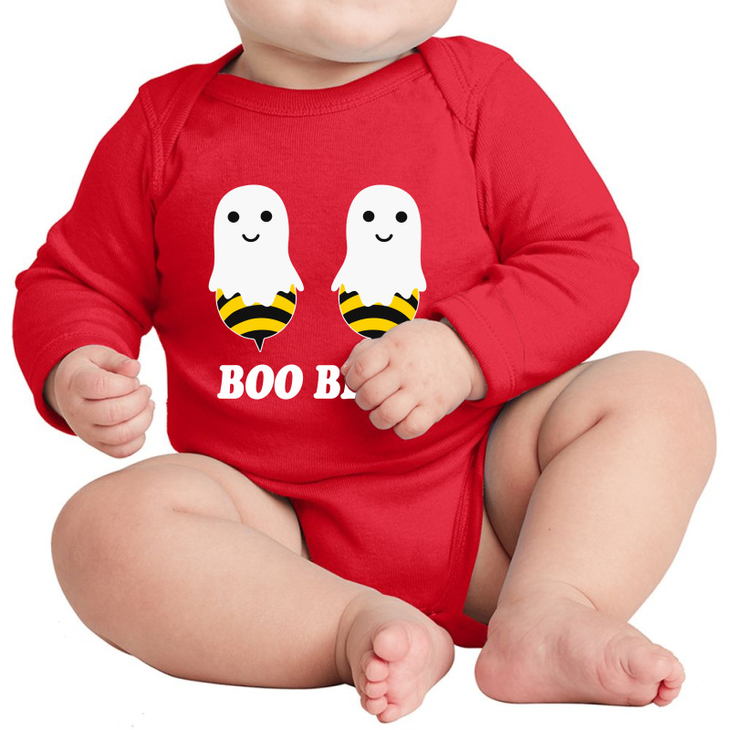 Boo Bees Shirt, Halloween Shirt, Boobees Shirt, Boobies Shirt Long Sleeve Baby Bodysuit | Artistshot