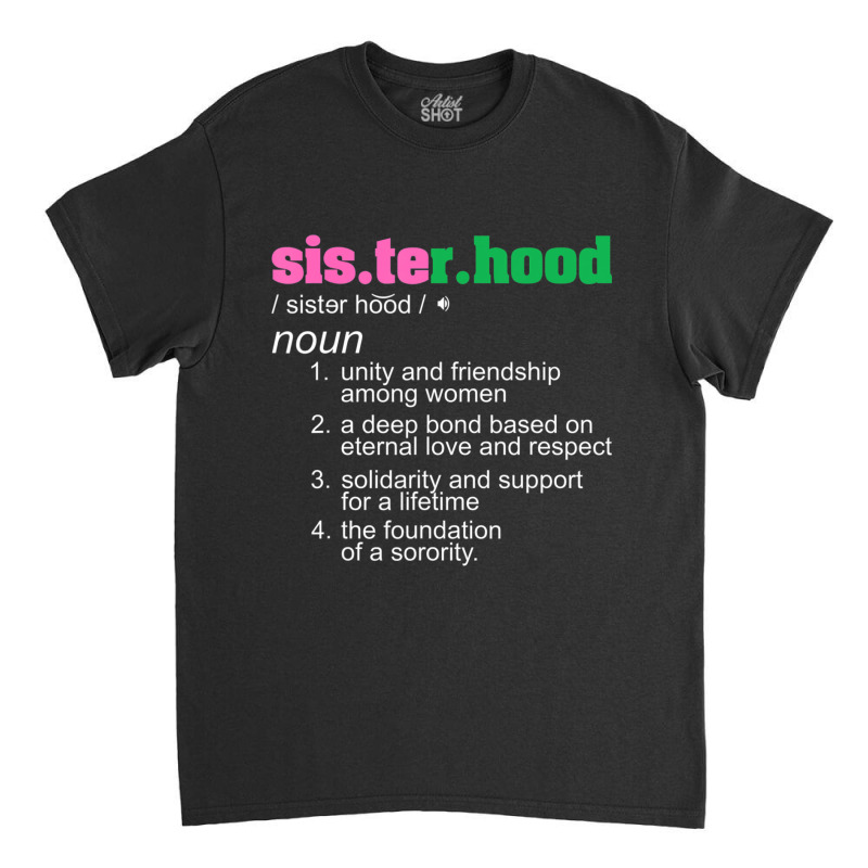 J15 Nineteen 08 Aka African Women Sisterhood Noun Hand Sign Classic T-shirt | Artistshot