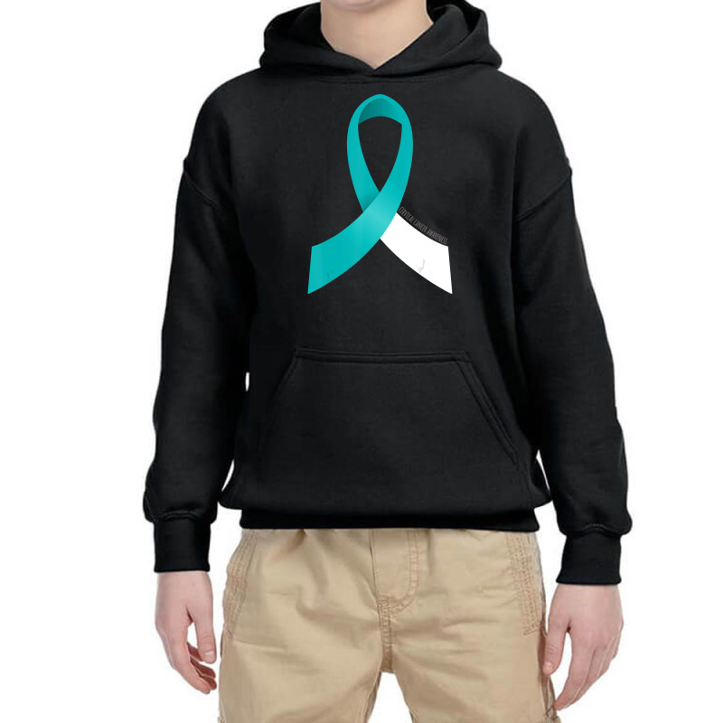 Cervical Cancer Awareness Ribbon Youth Hoodie | Artistshot