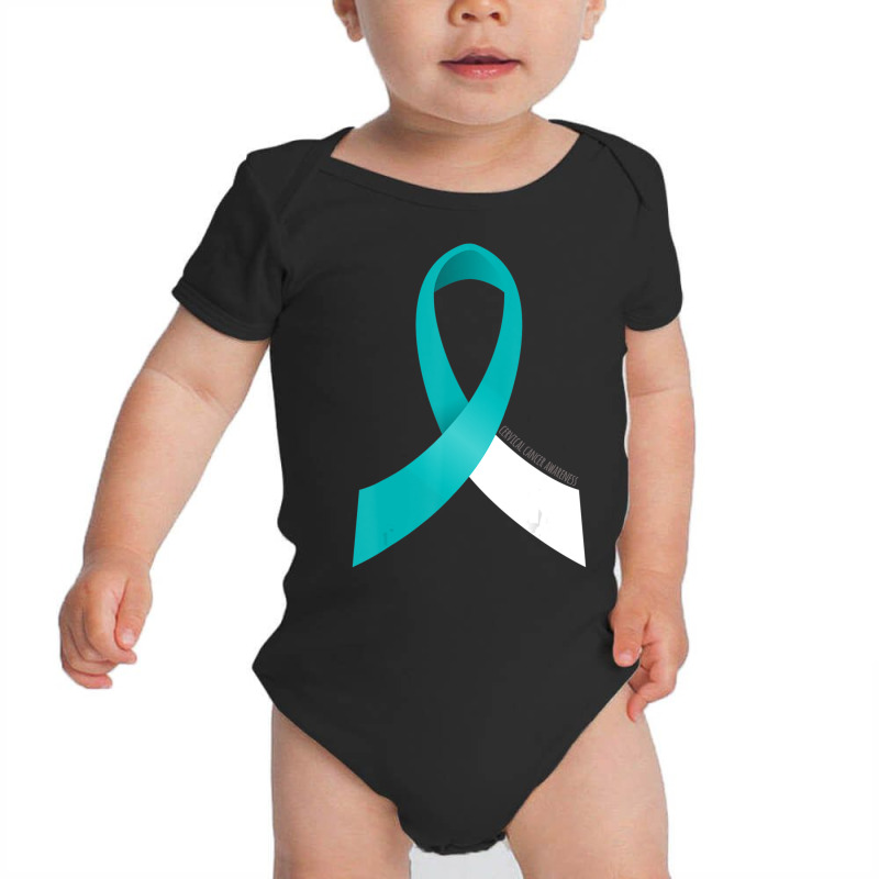 Cervical Cancer Awareness Ribbon Baby Bodysuit | Artistshot