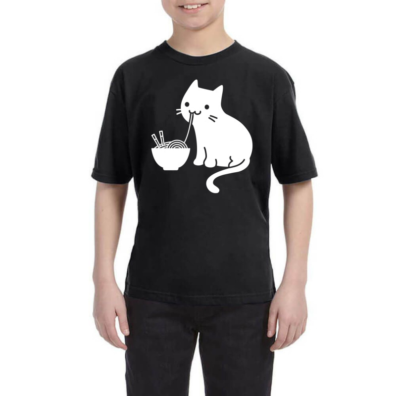 Cute Cat Ramen Youth Tee by cm-arts | Artistshot