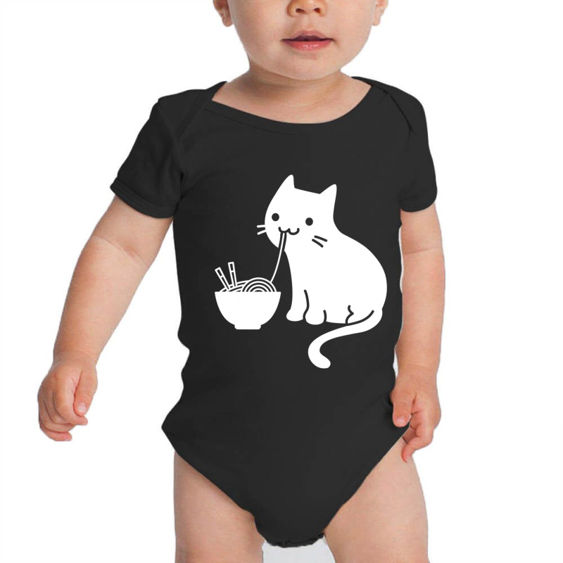 Cute Cat Ramen Baby Bodysuit by cm-arts | Artistshot