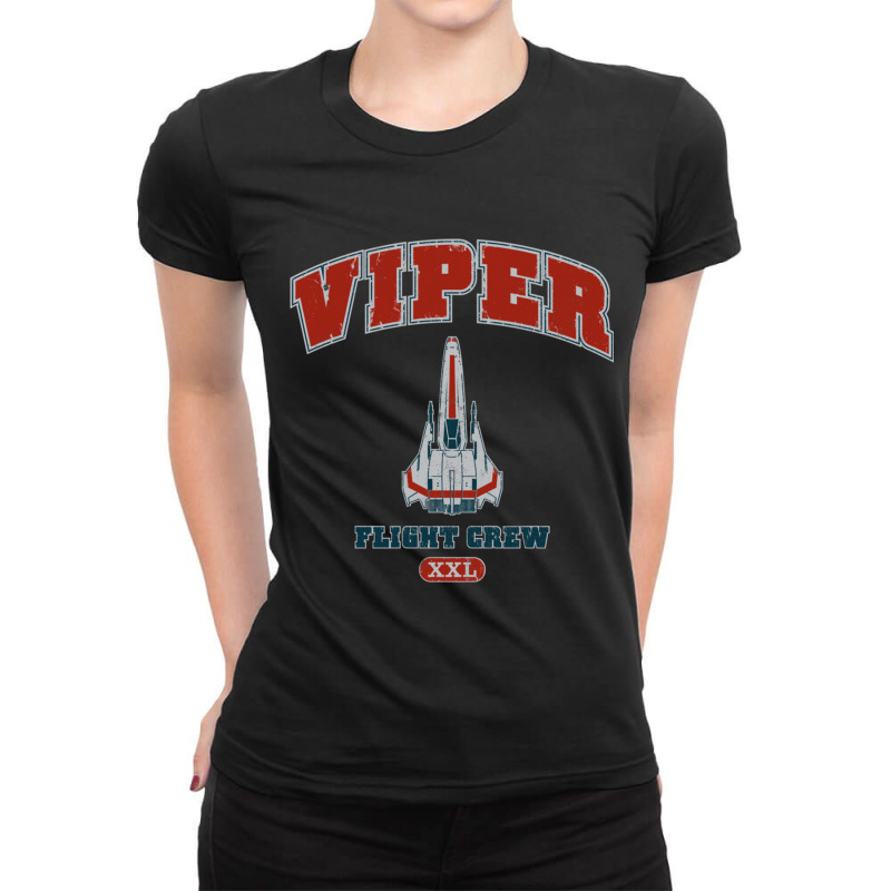 Viper Flight Crew - Dark Ladies Fitted T-Shirt by cm-arts | Artistshot