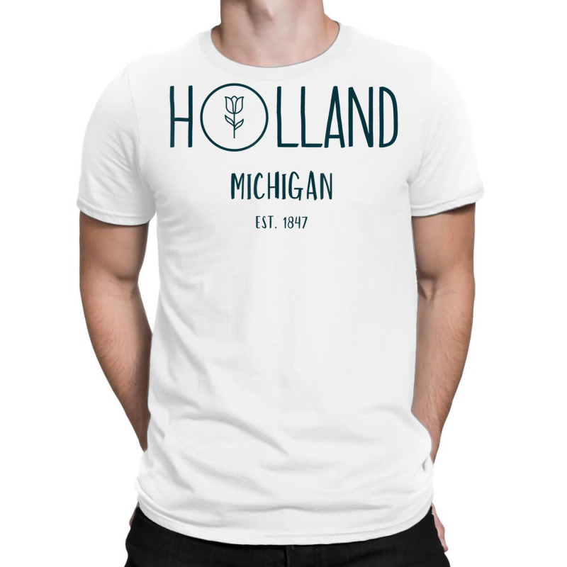 Holland Michigan Michigander Great Lakes Souvenir Gift Tulip T Shirt T-shirt | Artistshot