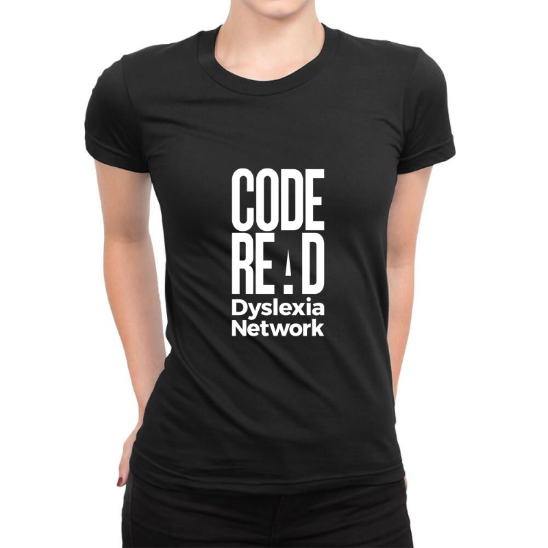 Code Read Dyslexia Network Ladies Fitted T-Shirt by cm-arts | Artistshot