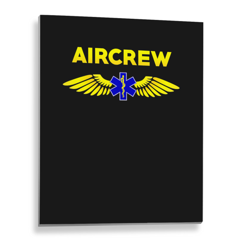 Aircrew Ems Emt Emergency Medical Service Flight Crew Metal Print Vertical | Artistshot