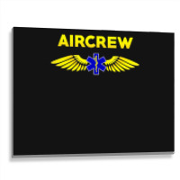 Aircrew Ems Emt Emergency Medical Service Flight Crew Metal Print Horizontal | Artistshot