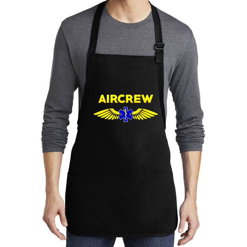 Aircrew Ems Emt Emergency Medical Service Flight Crew Medium-length Apron | Artistshot