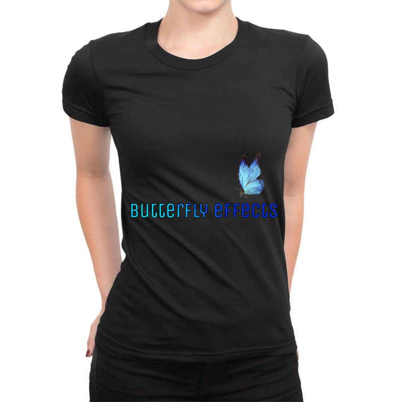 Butterfly Effects Song Title Goods Ladies Fitted T-Shirt by cm-arts | Artistshot