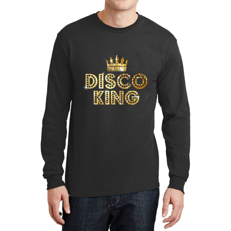 Disco King, Funky Vintage 70s 80s For Dance Parties Long Sleeve Shirts | Artistshot