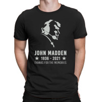 John Madden Silhouette - Thanks For The Memories T-shirt | Artistshot